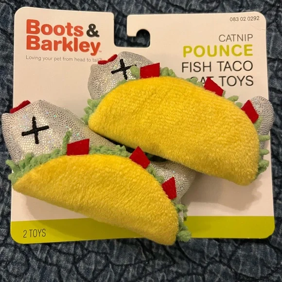 Target Cat Glitter Fish Tacos Cat Toy Boots Barkley Catnip Pounce Pet Gift New Poshmark